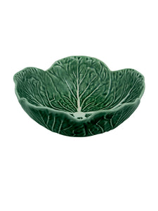 Bordallo Pinheiro Cabbage 5 Piece Salad Serving Set, Green