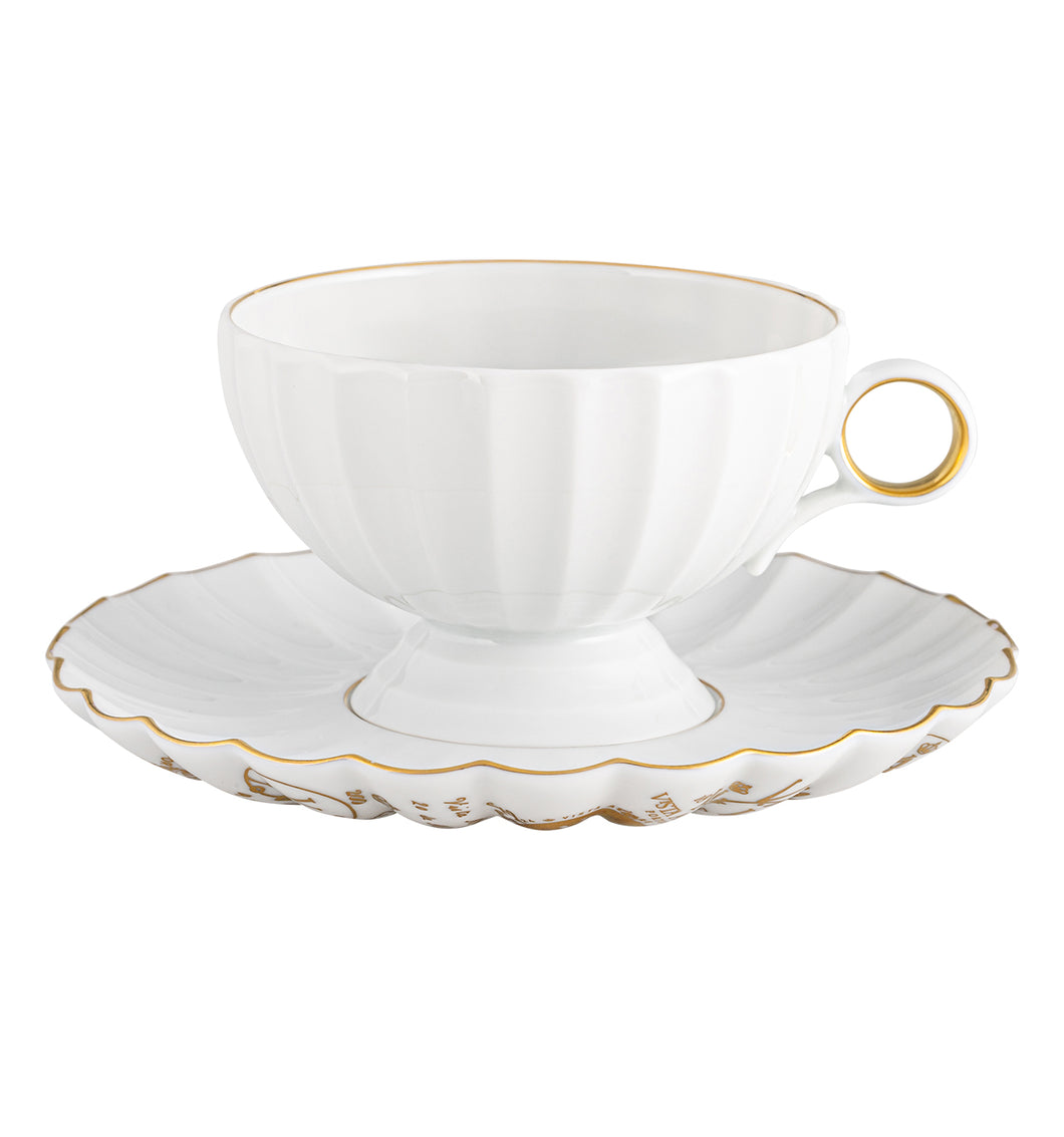 Vista Alegre 200 Anos Tea Cup and Saucer