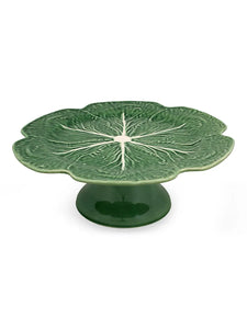 Bordallo Pinheiro Cabbage Cake Stand