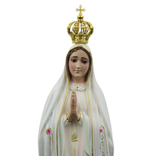 Load image into Gallery viewer, 20&quot; Our Lady Of Fatima Virgin Mary White Religious State, #1035
