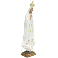 Load image into Gallery viewer, 23.5&quot; Our Lady Of Fatima Virgin Mary White Religious Statue, #1036
