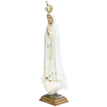 Load image into Gallery viewer, 23.5&quot; Our Lady Of Fatima Virgin Mary White Religious Statue, #1036
