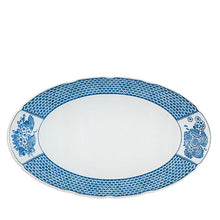 Load image into Gallery viewer, Vista Alegre Coralina Blue Large Oval Platter
