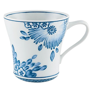 Vista Alegre Coralina Blue Mugs, Set of 4