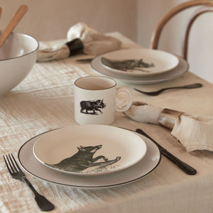 Costa Nova Elements Fauna Salad/Dessert Plates, Set of 4