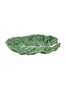 Bordallo Pinheiro Cabbage 14" Fruit Platter