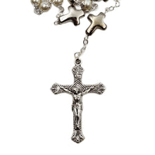 Load image into Gallery viewer, Our Lady of Fatima Made in Portugal Ivory Pearl Rosary with Mini Cross
