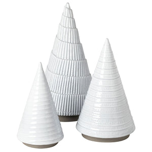 Costa Nova Festa Decorative Christmas Trees, Set of 3