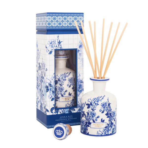 Castelbel Portus Cale Gold & Blue Fragrance Diffuser, 250 mL / 8.5 fl.oz.