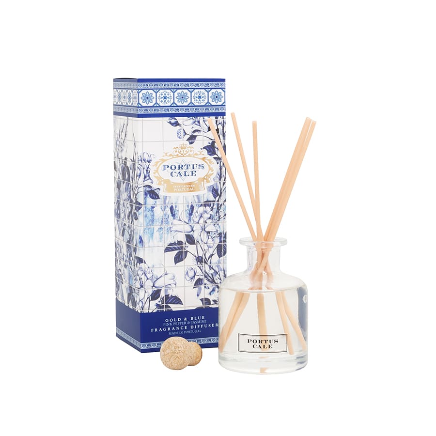 Castelbel Portus Cale Gold & Blue Fragrance Diffuser, 100 mL / 3.4 fl.oz.