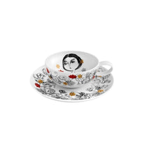 Load image into Gallery viewer, Vista Alegre Rainhas De Portugal Tea Cups and Saucers, Set of 6
