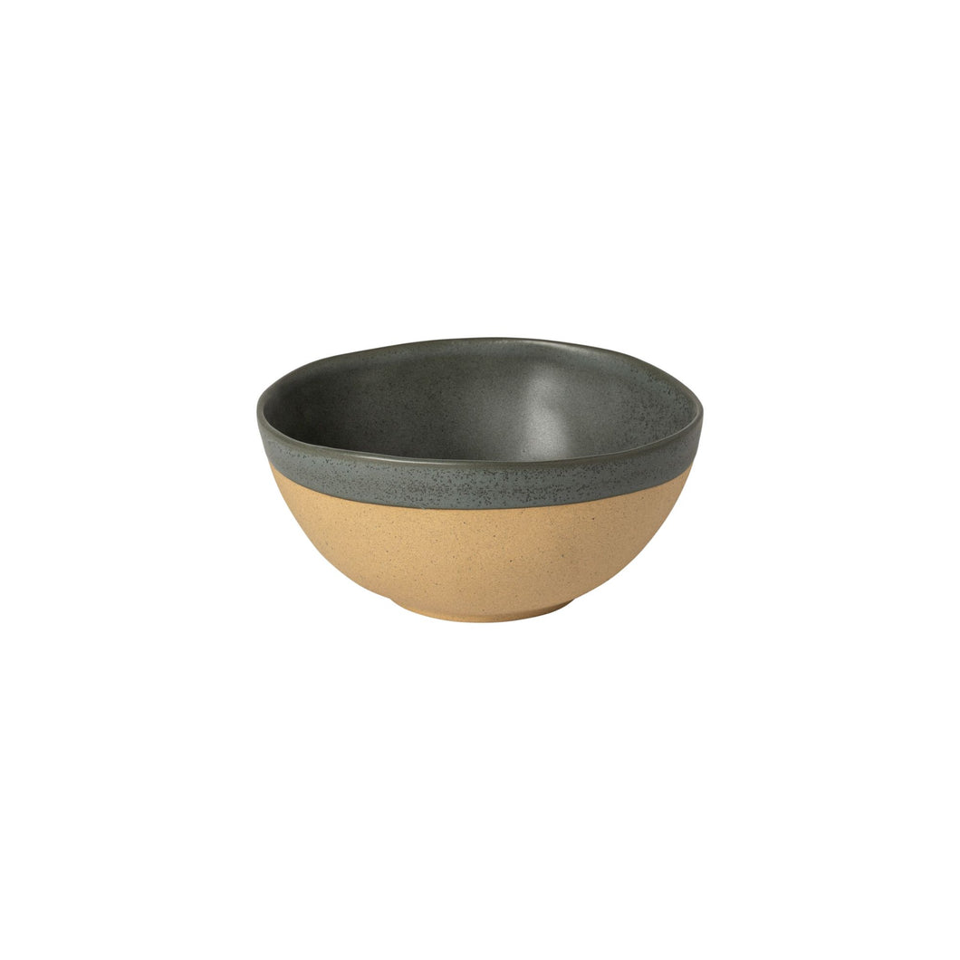 Costa Nova Arenito 22 oz. Charcoal Grey Latte Bowls, Set of 6