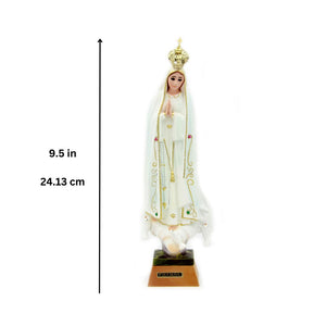 9.5" Our Lady Of Fatima Statue Made in Portugal #1033