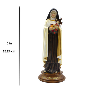 6" Saint Teresa Religious Statue Made in Portugal