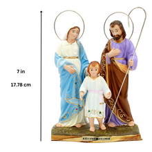 Load image into Gallery viewer, 7&quot; Holy Family Religious Statue Made in Portugal
