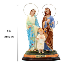 Load image into Gallery viewer, 9&quot; Holy Family Religious Statue Made in Portugal
