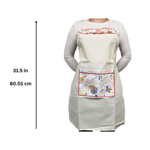 Load image into Gallery viewer, 100% Cotton Namorados with Ruffles Apron
