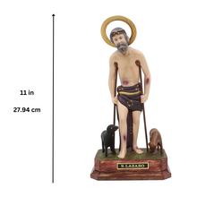 Load image into Gallery viewer, 11&quot; Inch Saint Lazarus Religious Statue Made in Portugal
