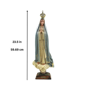 23.5" Our Lady Of Fatima Statue Made in Portugal #1036G