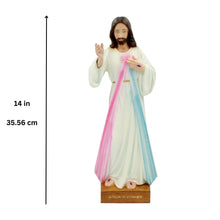 Load image into Gallery viewer, 14&quot; Hand-painted Divine Mercy Religious Statue Made in Portugal
