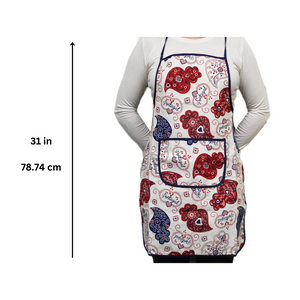 100% Cotton Portuguese Viana Hearts Apron - Various Colors