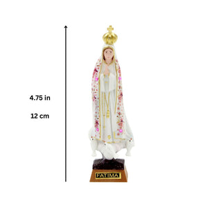 4.75" Our Lady Of Fatima Statue Made in Portugal