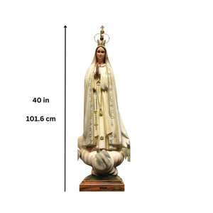 40" Our Lady Of Fatima Statue Made in Portugal #1039V