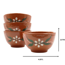 Load image into Gallery viewer, João Vale Hand-Painted Traditional Terracotta Vinho Verde Tinto Bowl - Set of 4
