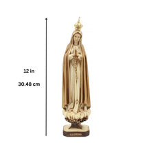 Load image into Gallery viewer, 12&quot; Pilgrim Our Lady Of Fatima Statue Made in Portugal #661
