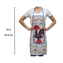 Load image into Gallery viewer, 100% Cotton Traditional Portuguese Rooster Kitchen Apron - Various Colors
