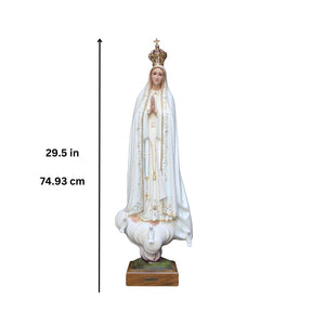 29.5" Our Lady Of Fatima Statue Made in Portugal #1037