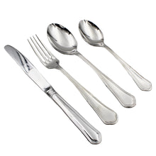 Load image into Gallery viewer, Dalper Pacifico 130-Piece Silverware Flatware Cutlery Stainless Steel 12 Person Set
