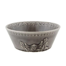 Load image into Gallery viewer, Bordallo Pinheiro Rua Nova Anthracite Cereal Bowl, Set of 4
