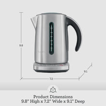 Load image into Gallery viewer, Breville BKE820XL IQ Kettle, Countertop Electric Kettle, Brushed Stainless Steel
