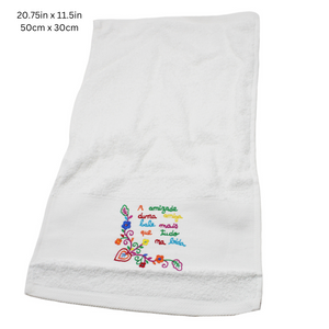 100% Cotton Namorados Made in Portugal White 3-Piece Towel Set