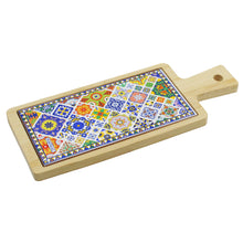 Load image into Gallery viewer, Portuguese Multicolor Ceramic Tile Tray – Azulejo Tile Design
