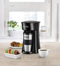 Load image into Gallery viewer, Black &amp; Decker 650W Coffee Maker with Travel Mug, 220-240V, Not for USA
