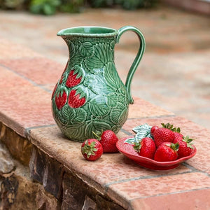 Bordallo Pinheiro Strawberries Pitcher