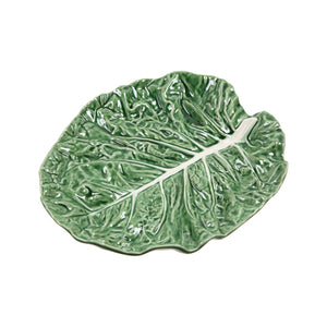 Bordallo Pinheiro Cabbage 14" Fruit Platter