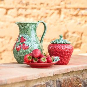 Bordallo Pinheiro Strawberries Pitcher