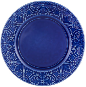 Bordallo Pinheiro Rua Nova Indigo Dinner Plate, Set of 4