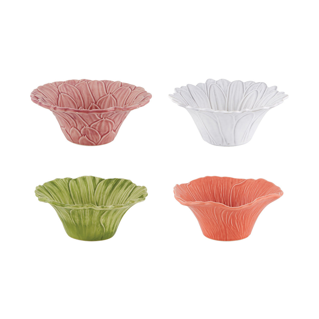 Bordallo Pinheiro Maria Flor Assorted Bowls, Set of 4