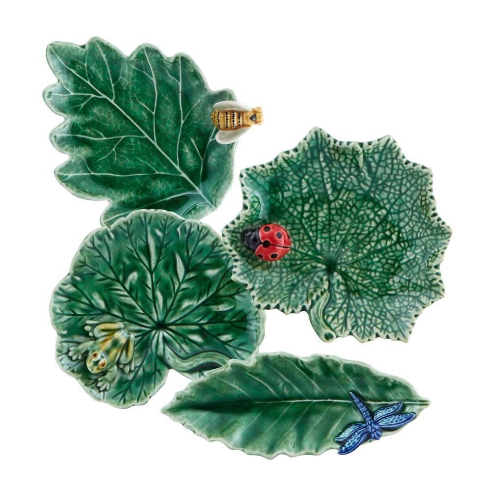 Bordallo Pinheiro Leaves Assorted Leaves, Set of 4