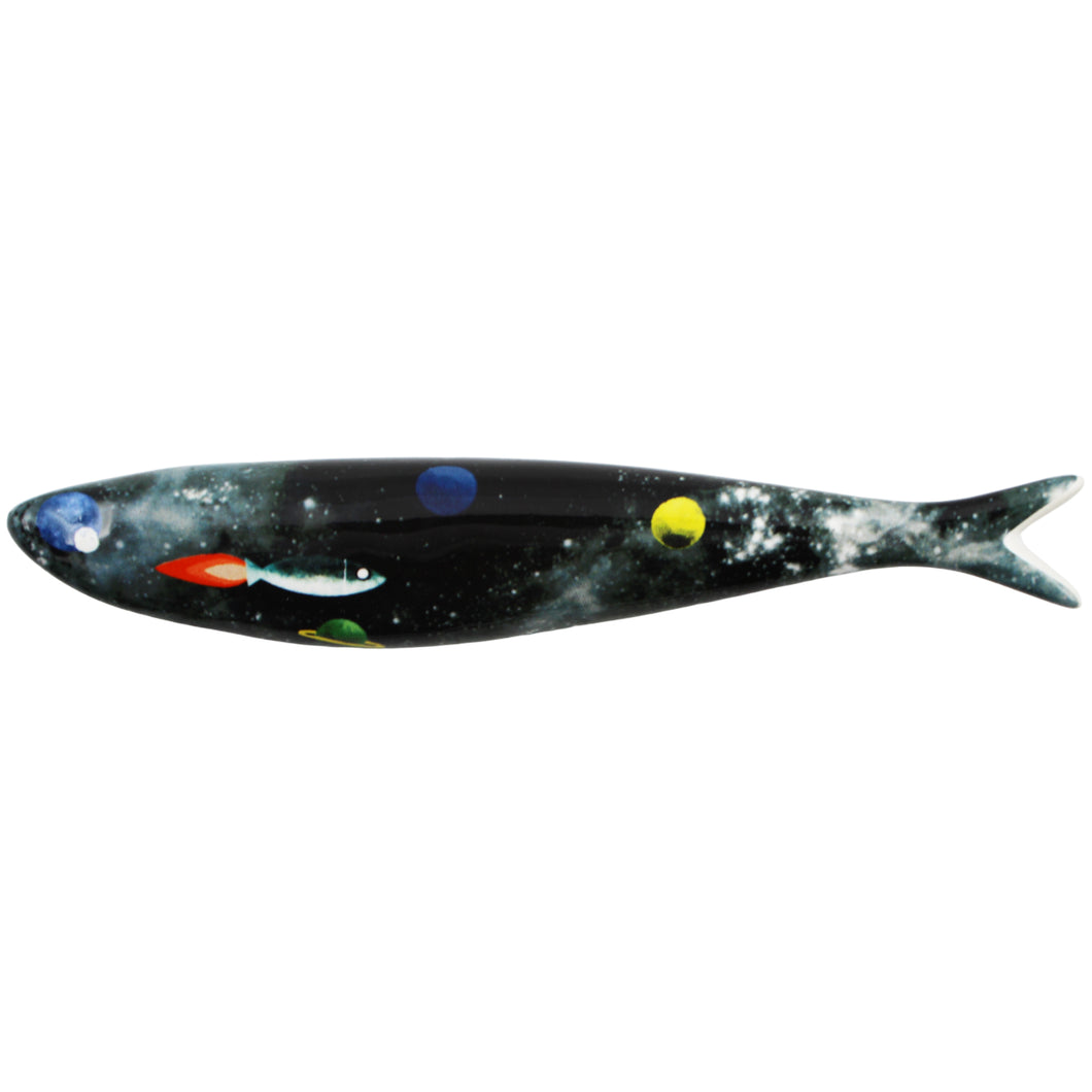 Bordallo Pinheiro Decorative Collectible Sardine - The Sardine Conquers the Universe