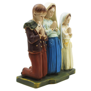 Three Shepherds of Our Lady of Fatima Religious Figurine Statue, Made In Portugal