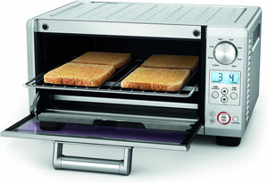 Breville BOV450XL Mini Smart Oven, Countertop Toaster Oven, Brushed Stainless Steel