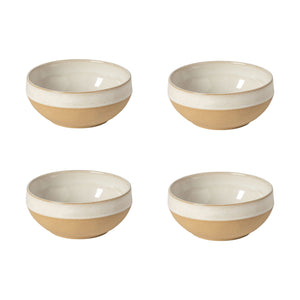 Costa Nova Marrakesh 6" Sable Blanc Soup/Cereal Bowl, Set of 4