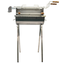 Load image into Gallery viewer, Aisi 304 Stainless Steel BBQ Grill with Motor and Accessories, Handmade and Welded in Portugal
