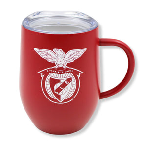 Benfica Thermal Insulated Travel Mug with Lid, Stainless Steel