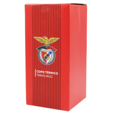 Load image into Gallery viewer, Benfica Thermal Insulated Travel Mug with Lid and Straw, Stainless Steel
